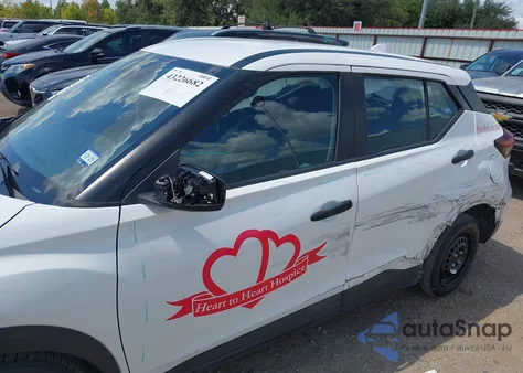 2022 Nissan Kicks S Xtronic Cvt from USA, damaged, VIN 3N1CP5BV8NL477531